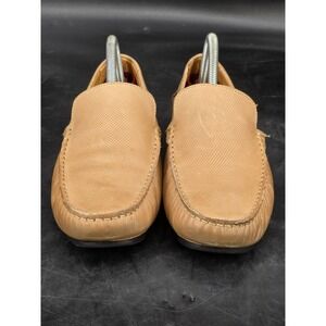 Massimo Matteo Firenze Beige Driving Leather Moccasin‎ Loafer Men's Size 7M
